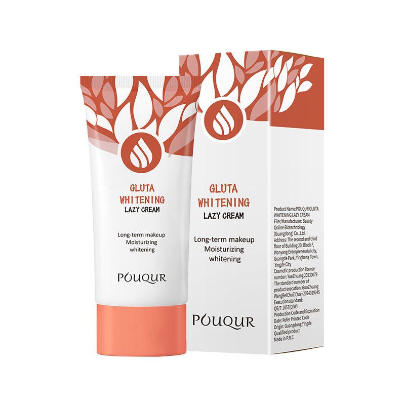POUQUR Gluta Whitening Lazy Cream All-in-One Moisturizer