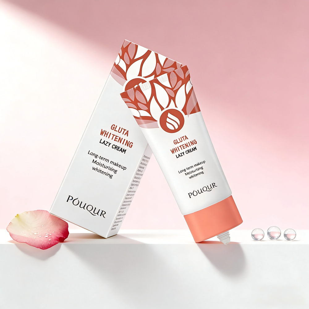 POUQUR Gluta Whitening Lazy Cream All-in-One Moisturizer